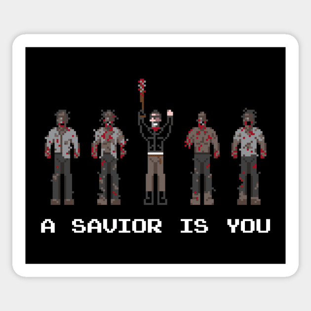 A Savior is You Sticker by mikehandyart